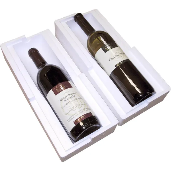 Eske med lokk til vinflaske