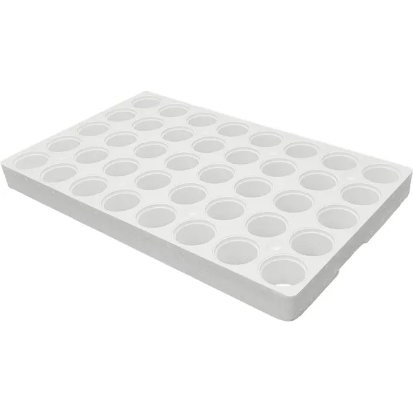 Blomsterbrett, runde hull, 40 hull / 5,5 cm, uten bunn